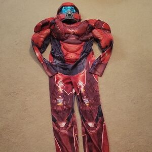 Disguise HALI Red Spartan Superhero Costume
